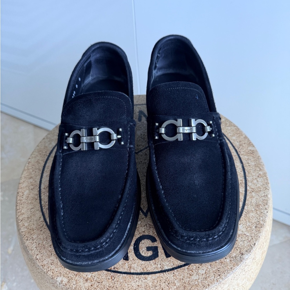 Ferragamo Men’s Black Loafers